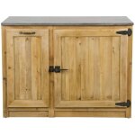 Made in meubles - meuble bas de cuisine avec tiroir coulissant champ�tre