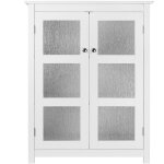 Meuble bas de rangement de salle de bain blanc connor teamson home elg - 580 Meuble bas de rangement de salle de bain blanc connor teamson home elg - 580
