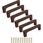 Meuble en bois massif noyer fonc� couleur bois original simple et moderne pour armoire porte tiroir commode ...