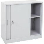 Mendler - meuble - classeur boston hwc - f41, placard en métal avec portes coulissantes, 90x90x45cm - ... Mendler - meuble - classeur boston hwc - f41, placard en métal avec portes coulissantes, 90x90x45cm - ...