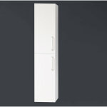 Ocean sanitaire - meuble colonne de salle de bain et meuble de rangement moderne 1 porte 4 �tag�res blanc ...