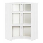 Meuble comptoir bar 96 cm blanc 3 niches - coloris: manhattan 508 Meuble comptoir bar 96 cm blanc 3 niches - coloris: manhattan 508