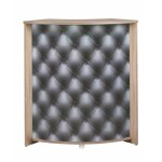 Meuble - comptoir bar chne 3 niches 96, 7 x 104, 8 x 44, 9 cm - coloris: capitons 911