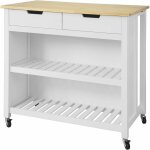 Meuble de cuisine desserte de cuisine  roulettes table roulante meuble de rangement pour cuisine et ...