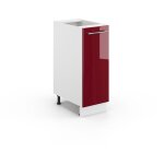 Meuble de cuisine fame - line, rouge bordeaux haute brillance, 30 cm sans plan de travail vicco Meuble de cuisine fame - line, rouge bordeaux haute brillance, 30 cm sans plan de travail vicco