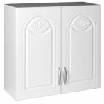 Tendencio - meuble de cuisine haut 2 portes 80 cm dina mélaminé avec 2 Étagères blanc Tendencio - meuble de cuisine haut 2 portes 80 cm dina mélaminé avec 2 Étagères blanc