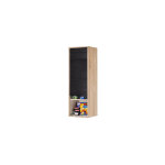 Beaux meubles pas chers - meuble haut de cuisine à rideau 40x35x123, 6 cm noir et chêne - cook Beaux meubles pas chers - meuble haut de cuisine à rideau 40x35x123, 6 cm noir et chêne - cook