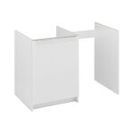 Moderna - meuble bas kitchenette 120cm classik 1 porte avec niche pour réfrigérateur abce120d05 Moderna - meuble bas kitchenette 120cm classik 1 porte avec niche pour réfrigérateur abce120d05