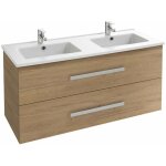 Meuble double vasque 120 cm jacob delafon ola up chene colorado