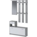 Meuble d'entrée sargassi, crochet d'entrée, composition pour l'atrium, console de rangement multifonction, ... Meuble d'entrée sargassi, crochet d'entrée, composition pour l'atrium, console de rangement multifonction, ...