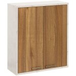 Meuble haut 2 portes come bois et effet marbre - 5five