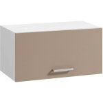 Moderna - meuble haut onelia, mélaminé argile 16mm, l60cm, 1 abattant Moderna - meuble haut onelia, mélaminé argile 16mm, l60cm, 1 abattant