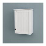 Sobuy - meuble haut de salle de bain - 1 porte placard commode meuble de rangement mural armoire suspendue ...