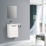 Bernstein - meuble lave - mains avec porte serviette intgr tablo 400 dans diffrentes couleurs - armoire ...
