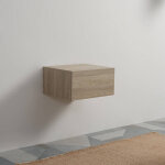 Rue du bain - meuble rangement 1 tiroir façade mdf 19mm plaqué en bois 60cm tendance Rue du bain - meuble rangement 1 tiroir façade mdf 19mm plaqué en bois 60cm tendance