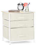 Meuble rangement 3 tiroirs tissu commode étagère tiroir tissu hxlxp: 53 x 48 x 40 cm, beige - relaxdays ... Meuble rangement 3 tiroirs tissu commode étagère tiroir tissu hxlxp: 53 x 48 x 40 cm, beige - relaxdays ...