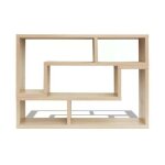 Meuble de rangement modulable bois ch�ne clair chickie l 120 x h 56 - 28 x p 30cm