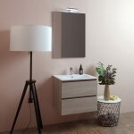 Kiamami valentina - les meubles de salle de bain 60 cm  tiroirs modle berlin elm leone basin d'clairage ...