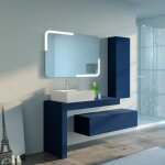 Distribain ? meuble de salle de bain melizzano 1100 ? vasque rectangulaire en c�ramique blanche ? dimensions ...