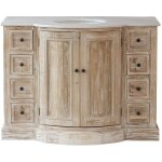 Meuble sous vasque en pin recycl� octavie