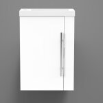 Ocean sanitaire - meuble de salle de bain de rangement meuble lavabo et meuble lave - mains sous vasque ...