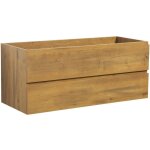 Badplaats - meuble sous lavabo angela 120cm chene ? armoire ra