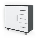 Vicco - meuble sous vasque simple ilias, anthracite, 60 x 60 cm Vicco - meuble sous vasque simple ilias, anthracite, 60 x 60 cm