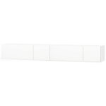 Helloshop26 - meuble télé buffet tv télévision design pratique 2 pcs aggloméré 12 cm blanc brillant Helloshop26 - meuble télé buffet tv télévision design pratique 2 pcs aggloméré 12 cm blanc brillant