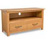 Meuble télé buffet tv télévision design pratique 90 cm bois de chêne massif Meuble télé buffet tv télévision design pratique 90 cm bois de chêne massif