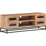 Meuble tv 110x30x40 cm bois d'acacia massif vidaxl Meuble tv 110x30x40 cm bois d'acacia massif vidaxl