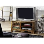 Massivmoebel24 - meuble tv 110x50 bois de r�cup�ration laqu� multicolore nature of spirit 20