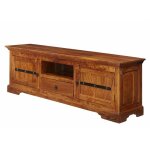 Meuble tv 170x40 acacia laqué miel oxford 0324 Meuble tv 170x40 acacia laqué miel oxford 0324