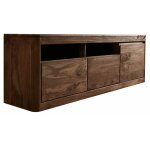 Massivmoebel24 - meuble tv 178x40 palissandre teint smoked cherry toronto 120