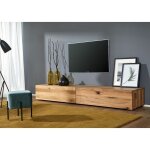 Massivmoebel24 - meuble tv 220x52 chênes sauvage et lombard huilé bois naturel frankfurt 108 Massivmoebel24 - meuble tv 220x52 chênes sauvage et lombard huilé bois naturel frankfurt 108
