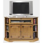 Beaux meubles pas chers - meuble tv d'angle 2 portes merisier - marron Beaux meubles pas chers - meuble tv d'angle 2 portes merisier - marron
