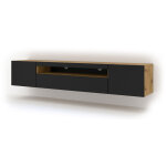 Meuble tv aura 200x37x42 cm, à suspendre ou à poser, meuble tv universel, tv board, lowboard, sideboard, ... Meuble tv aura 200x37x42 cm, à suspendre ou à poser, meuble tv universel, tv board, lowboard, sideboard, ...