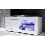 Azura home design - meuble tv basic, 140 cm, blanc