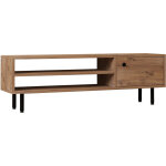 Meuble tv en bois  avila  - 120 x 30 x 38 cm - pin atlantique