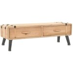 Meuble tv bois de sapin massif 120x33x35 cm vidaxl