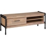 Atmosphera - meuble tv industriel métal et bois siam Atmosphera - meuble tv industriel métal et bois siam