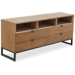 Cotecosy - meuble tv panara chêne clair Cotecosy - meuble tv panara chêne clair