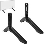 Meuble tv sur pied, pieds tv pour tlviseur de 32  65 pouces, support de tv pour plat et incurv tv ...