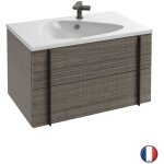 Meuble vasque 80 cm jacob delafon nouvelle vague chêne Meuble vasque 80 cm jacob delafon nouvelle vague chêne
