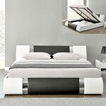Meubler design lit coffre design atlantic - 140x190, polyuréthane, style contemporain, 223 x 153 x 87 ... Meubler design lit coffre design atlantic - 140x190, polyuréthane, style contemporain, 223 x 153 x 87 ...