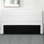 Meubler design - tête de lit design ava - blanc - 140 cm, polyuréthane, rectangulaire, style contemporain, ... Meubler design - tête de lit design ava - blanc - 140 cm, polyuréthane, rectangulaire, style contemporain, ...