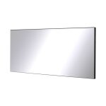 Meublorama - buffet 3 portes 3 tiroirs fabio + miroir, blanc brillant, pour salon ou salle  manger, ...