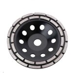 Premium meule assiette diamant�e 180mm abrasif universel 180 mm x 22, 2 mm meule double rang�e hauteur ...