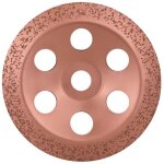 Meule boisseau en carbure bosch, 180 x 22, 23 mm, moyenne, inclin�e - 2608600366