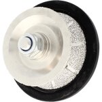 Meule diamantee profil demi - rond d75x35xm14