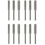 Meule et pierre � aiguiser pour cha�ne de tron�onneuse de 4 mm, lot de 12 (argent)